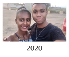 Foto de Fáusio & Sharmila em 2021