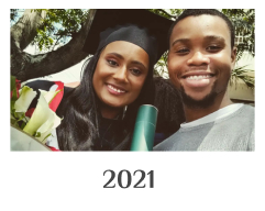 Foto de Fáusio & Sharmila em 2020